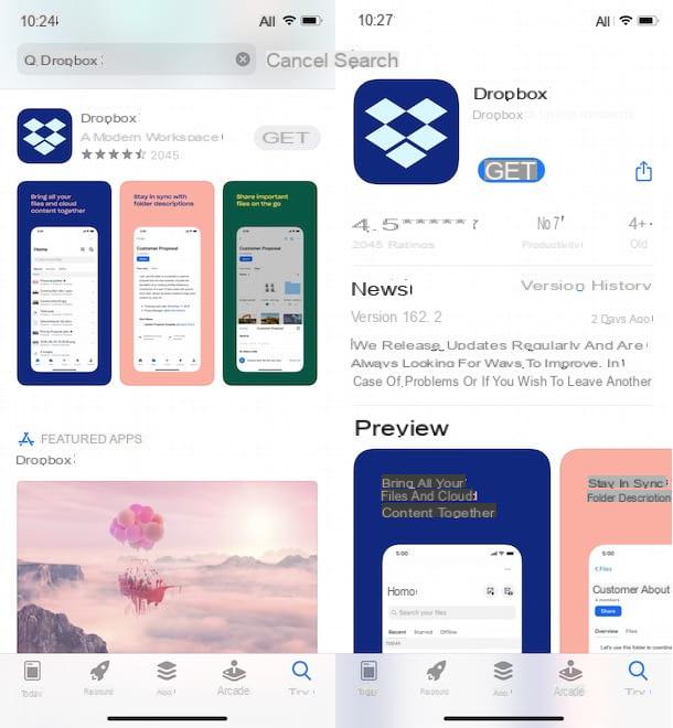 Cómo usar Dropbox con iPhone