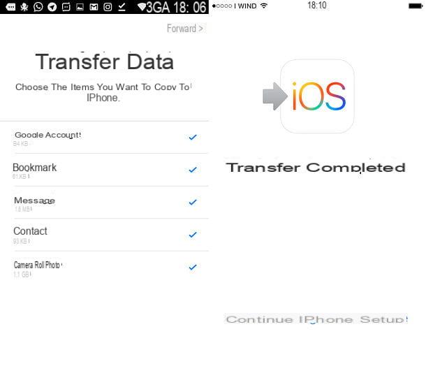 How to pass data from Android to iPhone