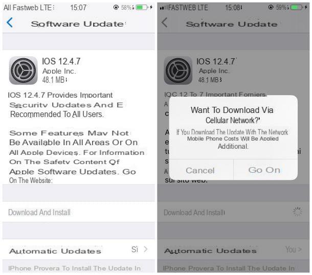 Comment mettre à jour un iPhone sans WiFi