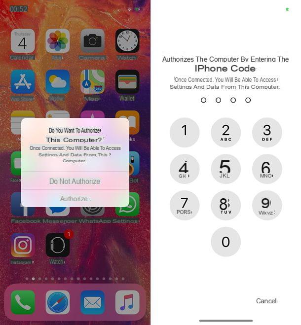 Cómo autorizar iPhone