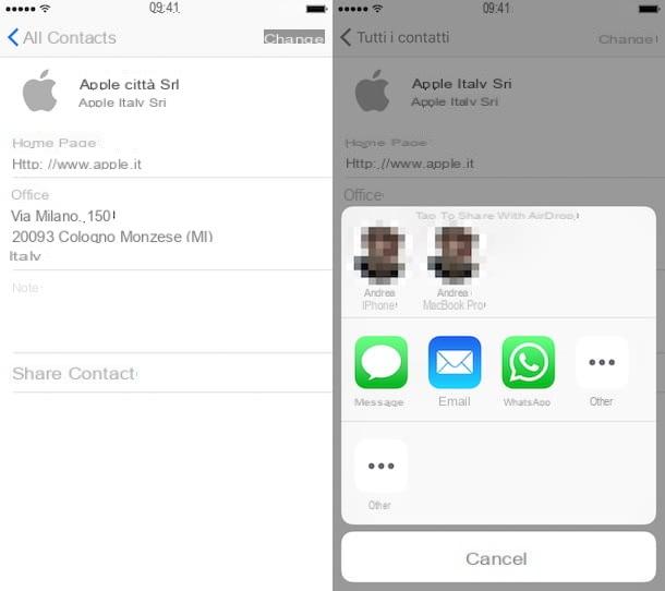 How to transfer contacts from iPhone to iPhone