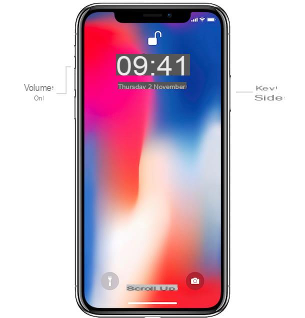 Come fare captura de pantalla iPhone X