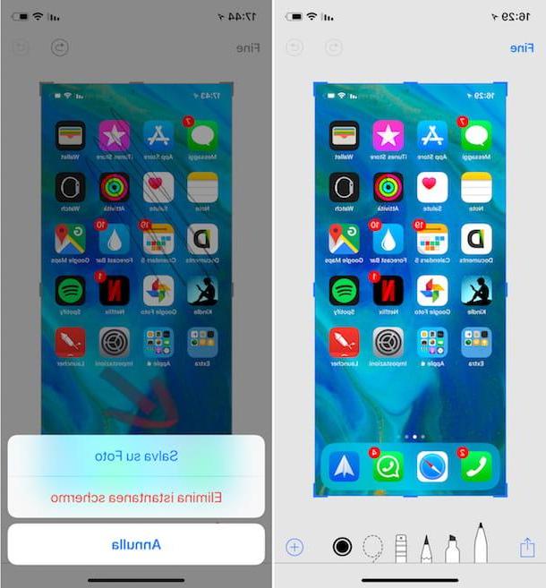Come fare captura de pantalla iPhone X