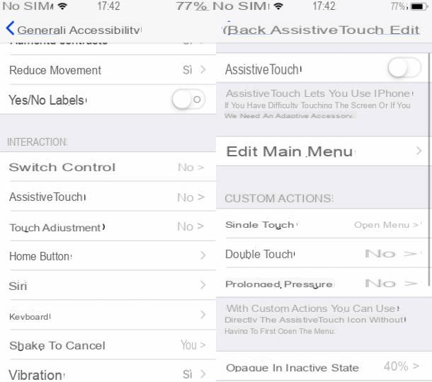 Cómo eliminar AssistiveTouch en iPhone