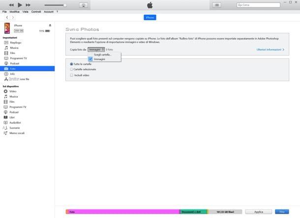 Comment synchroniser l'iPhone avec iTunes