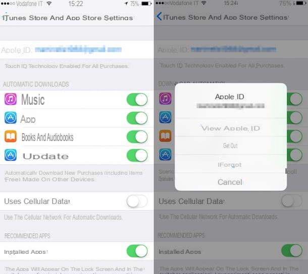 How to change Apple ID on iPhone