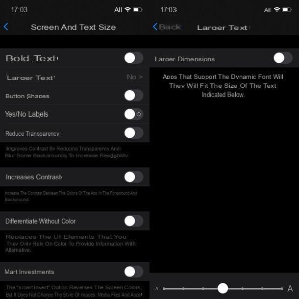 Como aumentar as fontes do iPhone
