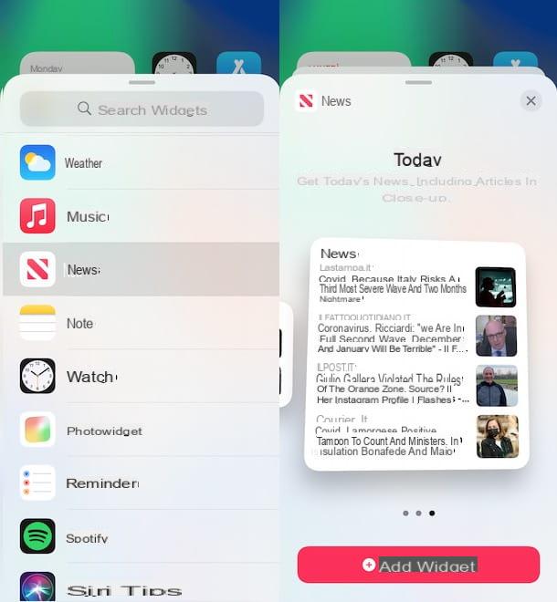 Comment mettre des widgets sur l'iPhone