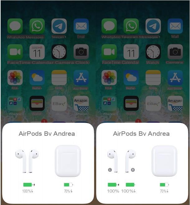 Cómo ver la batería de AirPods en iPhone