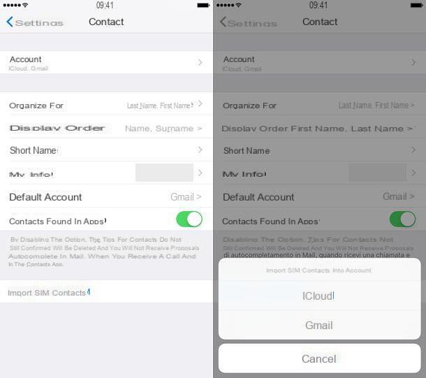 How to import contacts to iPhone