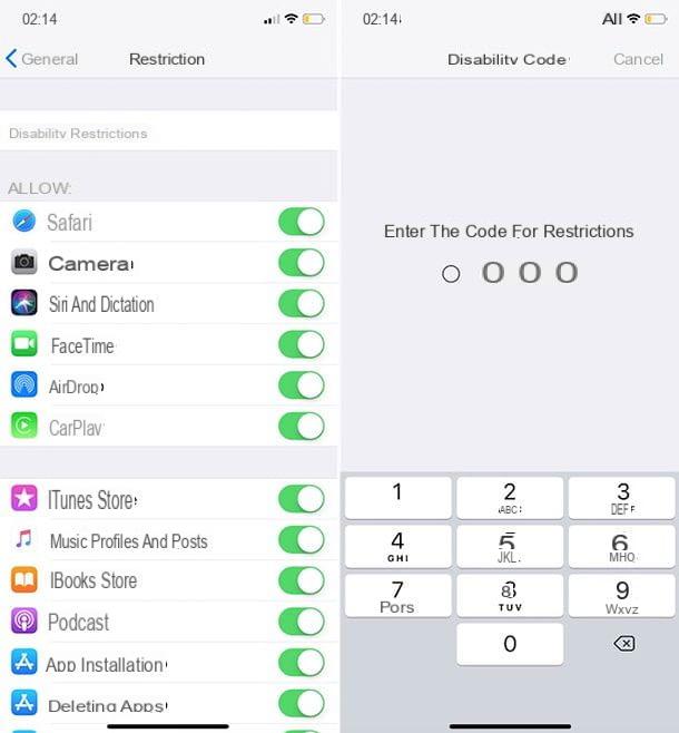 Comment ajouter une application à la liste blanche sur iPhone