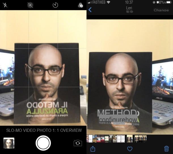 How to remove mirror effect on iPhone