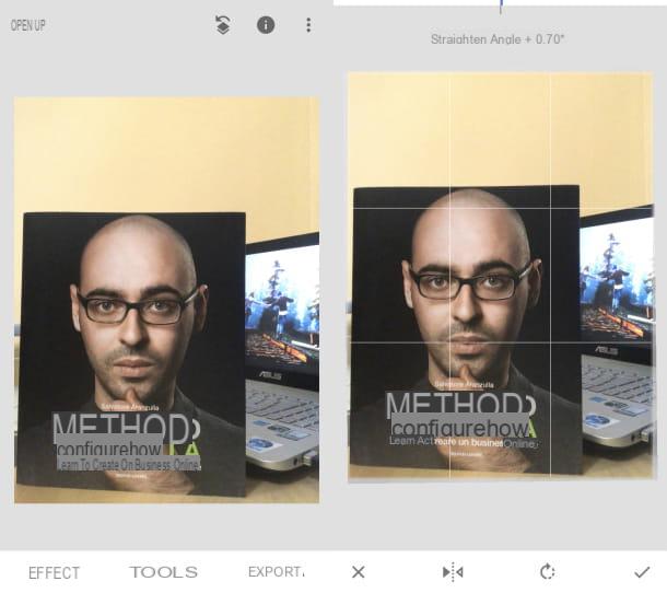 How to remove mirror effect on iPhone