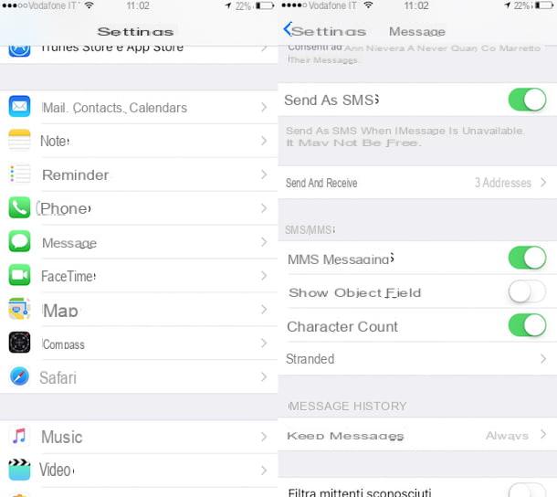 Comment activer les MMS sur iPhone