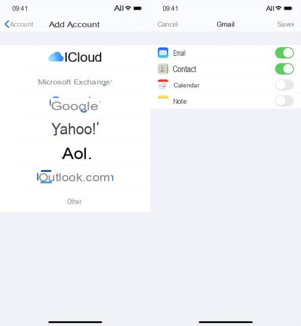 Como sincronizar contatos do iPhone com o Gmail