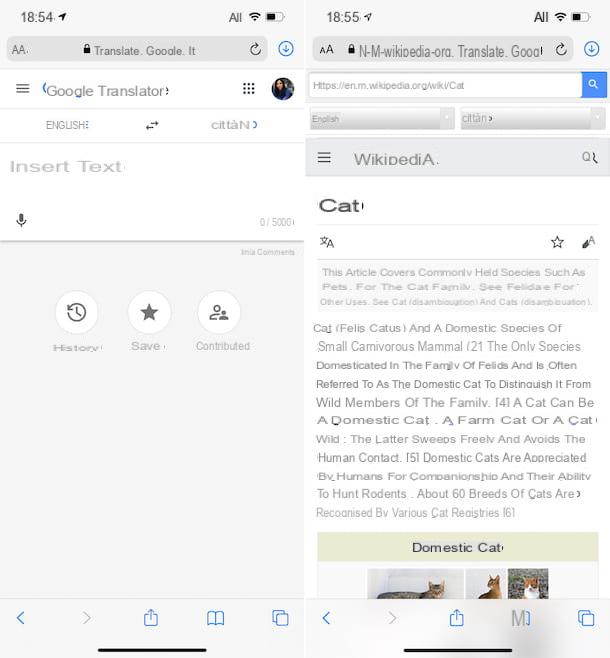 Cómo traducir una página web de iPhone