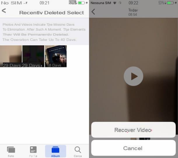 Como recuperar vídeos excluídos do iPhone