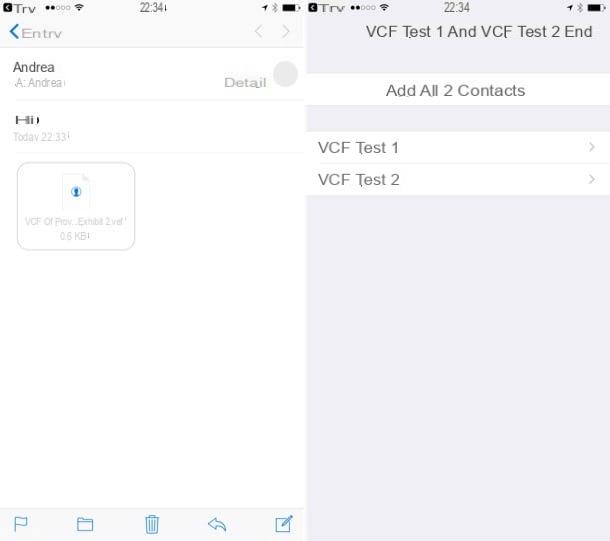 Comment importer VCF sur iPhone