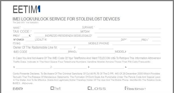 How to lock iPhone by IMEI code