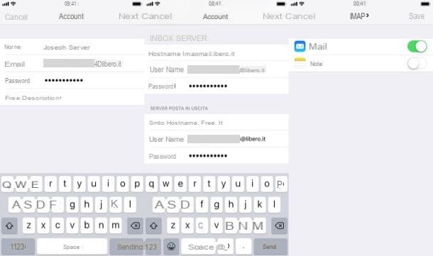 How to add emael on iPhone