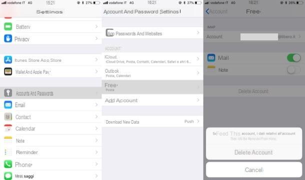 How to add emael on iPhone