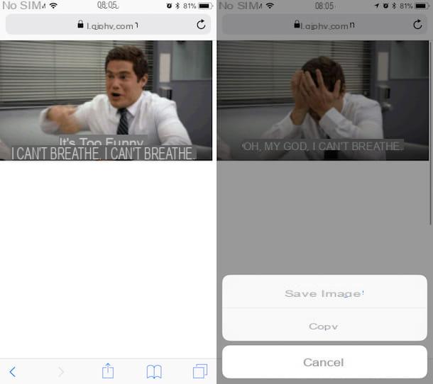 How to save GIF on iPhone