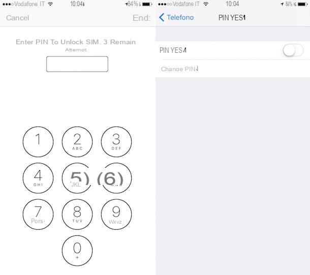 How to change SIM PIN on iPhone