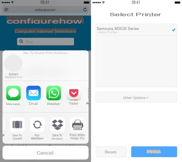 Cómo imprimir desde iPhone