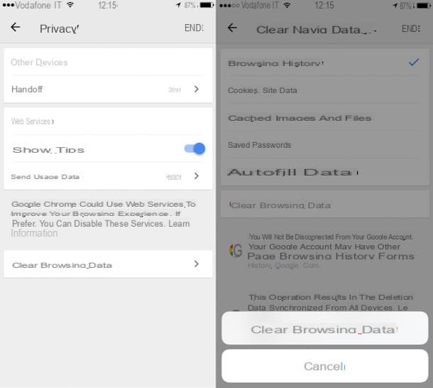How to clear history on iPhone