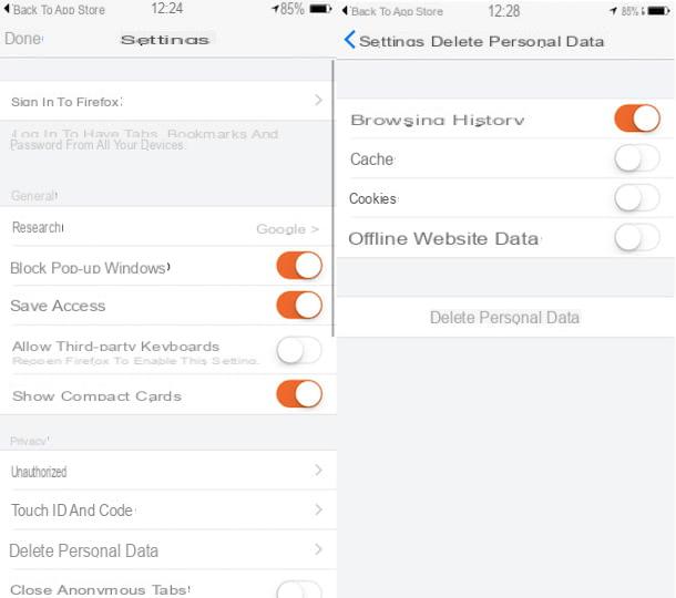 Cómo borrar el historial en iPhone