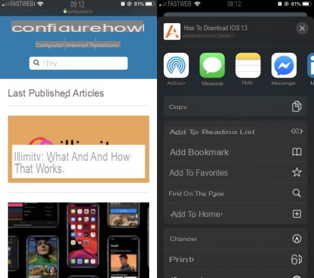 Comment configurer la page de démarrage de Safari iPhone