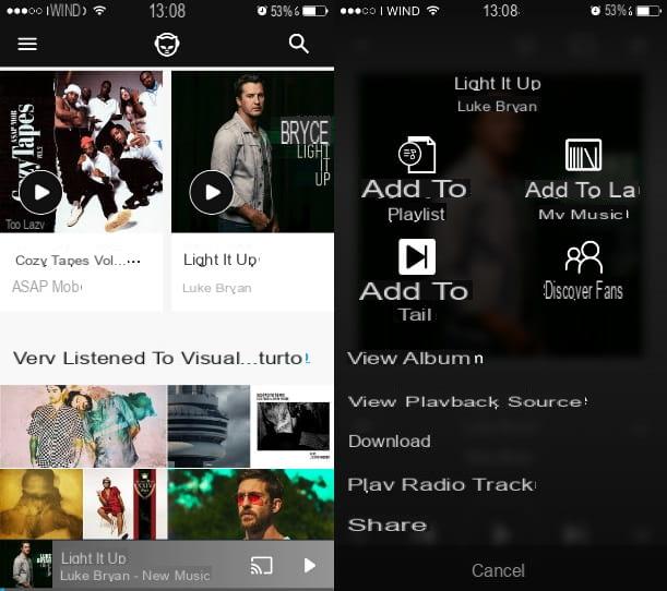 App para ouvir música do iPhone offline