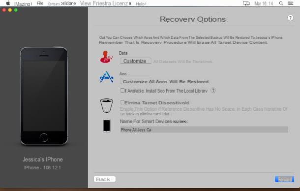 Venga copia de seguridad iPhone su Mac