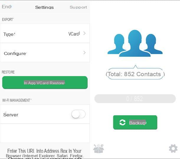 Comment transférer des contacts de l'iPhone vers Android