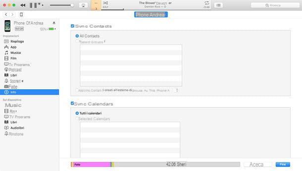 Comment synchroniser l'iPhone avec le Mac
